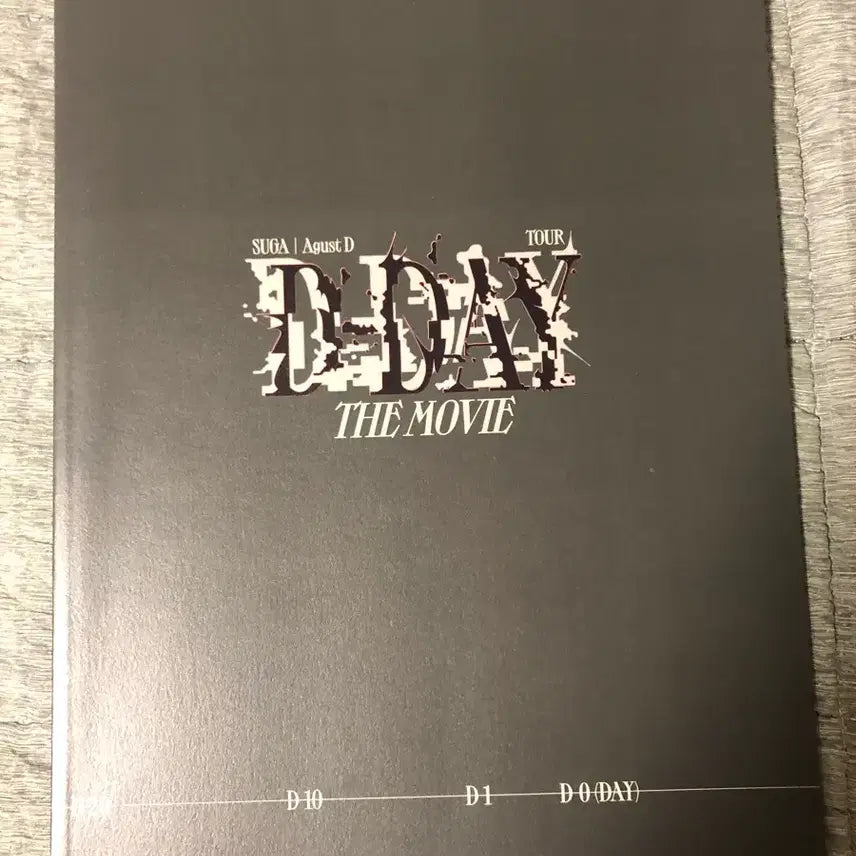 [BUNJANG] BTS SUGA D-DAY TOUR THE MOVIE JAPAN Program Book / BTS SUGA 방탄 D-DAY TOUR MOVIE JAPAN 프로그램북 디데이