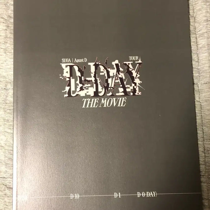 [BUNJANG] BTS SUGA D-DAY TOUR THE MOVIE JAPAN Program Book / BTS SUGA 방탄 D-DAY TOUR MOVIE JAPAN 프로그램북 디데이