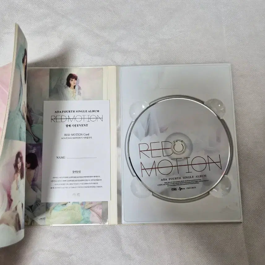 [BUNJANG] AOA Single Vol. 4 Red Motion w/ Seolhyun Photocard / 에이오에이 AOA 싱글 4집 Red Motion (희귀 설현 포토카드 포함)