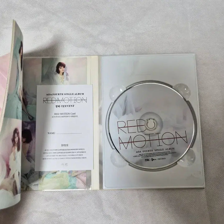 [BUNJANG] AOA Single Vol. 4 Red Motion w/ Seolhyun Photocard / 에이오에이 AOA 싱글 4집 Red Motion (희귀 설현 포토카드 포함)