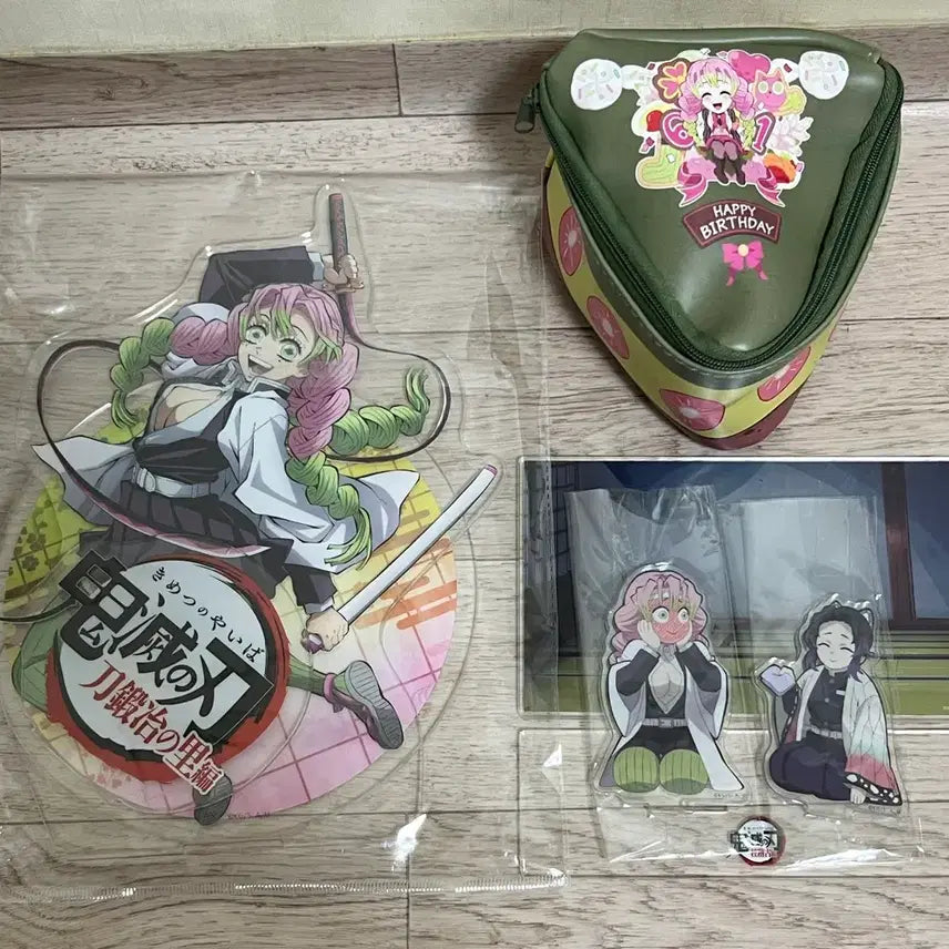 [BUNJANG] Demon Slayer: Swordsmith Village Arc Mitsuri Kanroji Acrylic Stand Set / 귀멸의칼날 도공마을 미츠리 아크릴 일괄 급처