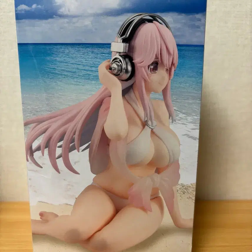 [BUNJANG] Super Sonico Noodles Stopper Figure (Sealed) / 슈퍼 소니코 누들스토퍼 미개봉