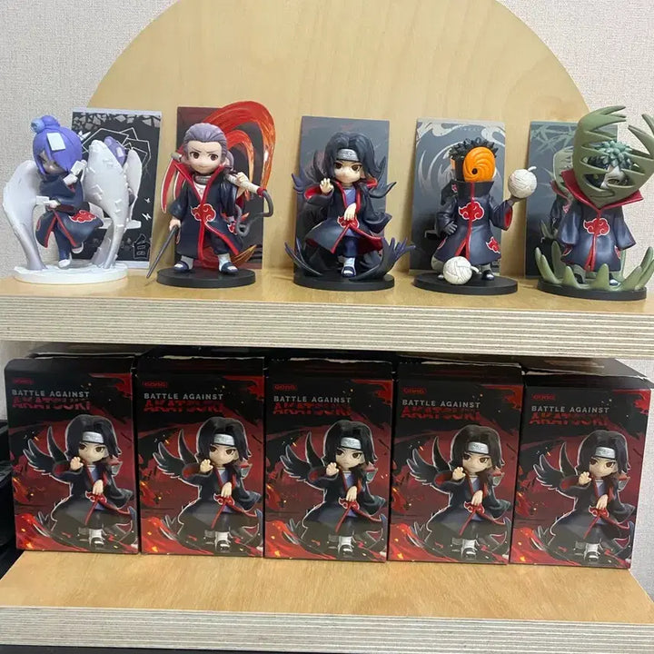 [BUNJANG] Pop Mart Naruto Akatsuki 5-Piece Figure Set / 나루토 아카츠키 팝마트 피규어 5종