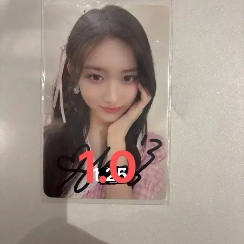 [BUNJANG] IVE Seo Sign Photocard / 아이브 이서 싸인포카 판매