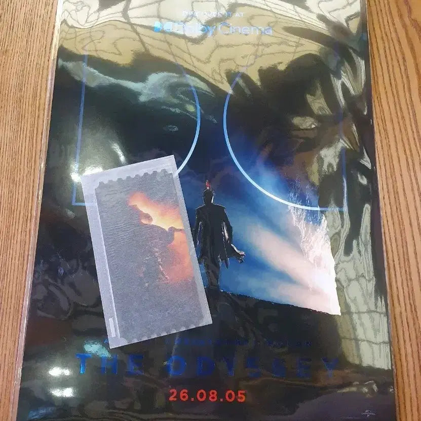 [BUNJANG] Odyssey Dolby Poster &amp; Original Ticket Bundle / 오디세이 돌비 포스터 오리지널티켓 오티