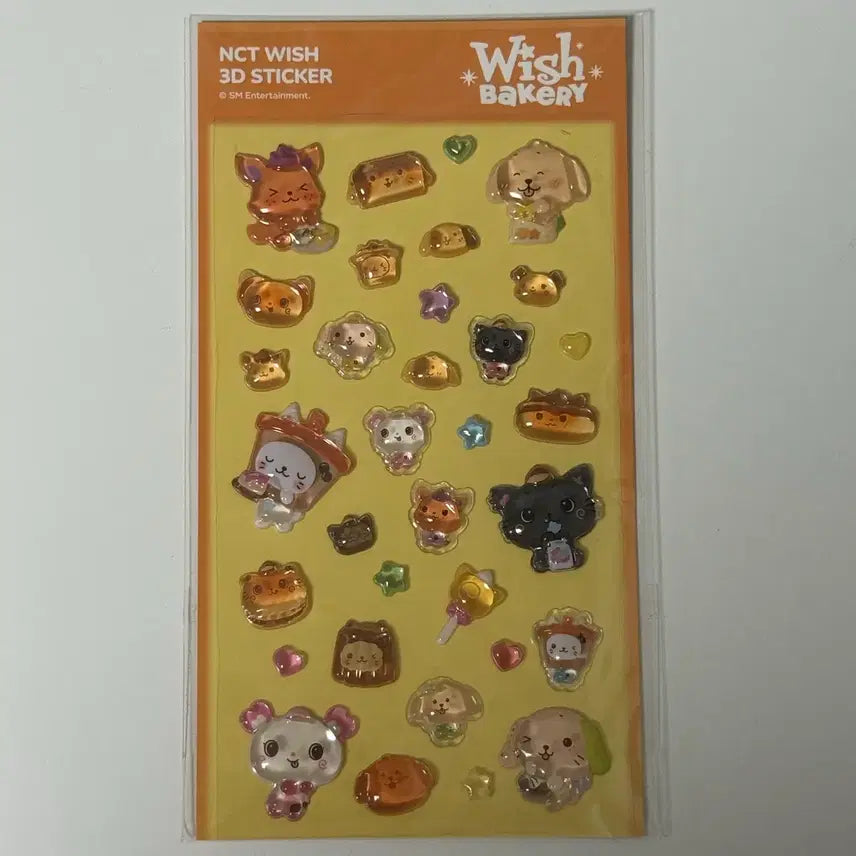[BUNJANG] NCT WISH Bakery 3D Sticker / 엔시티 위시 베이커리 3D 스티커