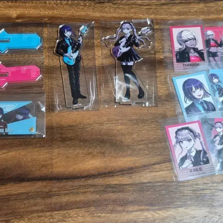 [BUNJANG] Hundred Line Tsukumo Ima Kakou Acrylic Stand Cheki Bundle Set / 헌드레드라인 HUNDRED LINE 츠쿠모 이마 카코