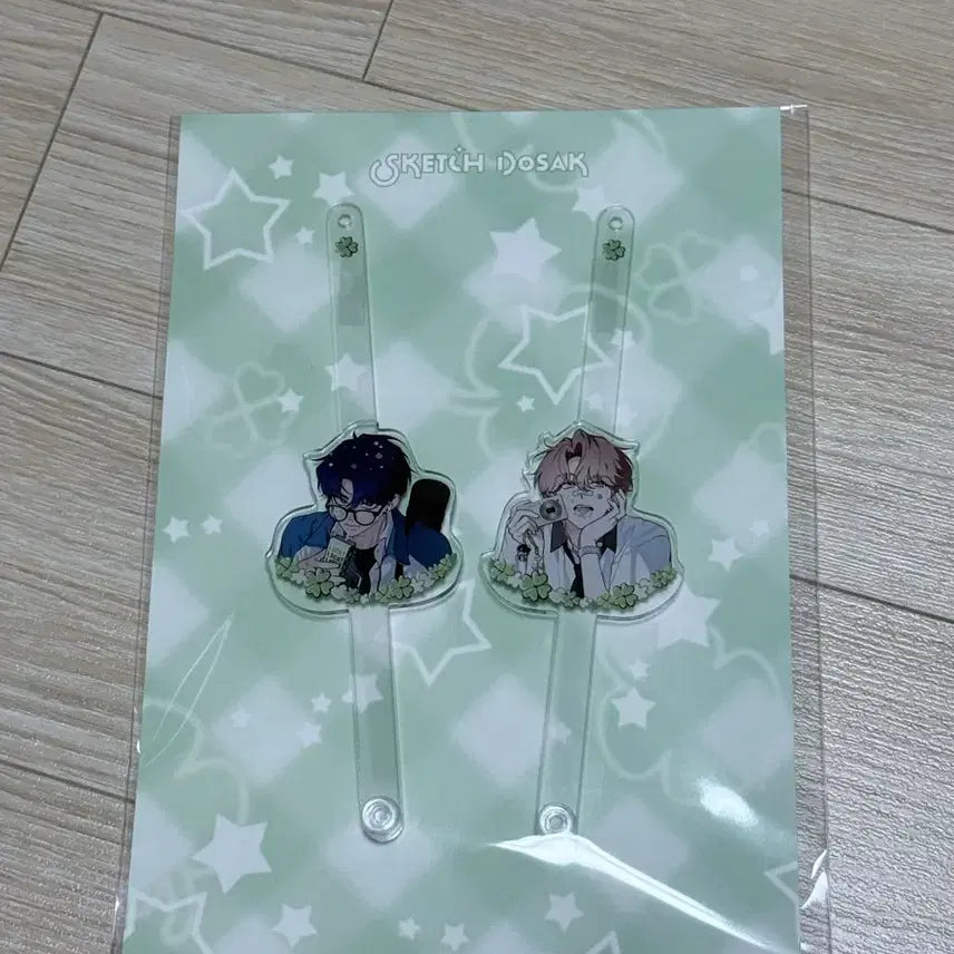 [BUNJANG] B:ON Sketch Acrylic Photo Prop (Sealed) / 비온 스케치 아크릴 포토프롭 미개봉 (폴라로이드X)