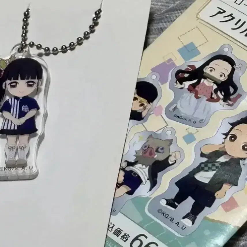 [BUNJANG] Demon Slayer Kanawo Acrylic Keyring / 귀멸의칼날 로손 카나오 아크릴 키링