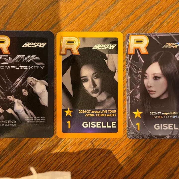 [BUNJANG] Aespa Giselle SYNK: COMPLeXITY Concert POB Photocard / 에스파 지젤 2026-27 에스파 콘서트 -SYNK : COMPLaeXITY 슈스엠 미션인증 구매인증포카 양도