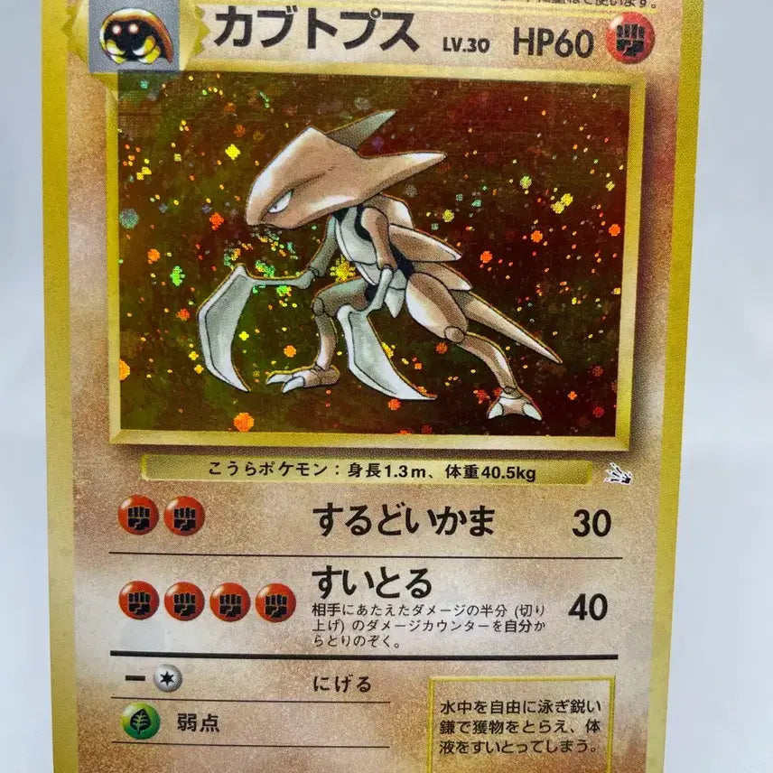 [BUNJANG] 1997 Japanese First Edition Holo Typhlosion Old Back Vintage Pokémon Card / 1997년 일판 투구푸스 홀로 구카드 올드백 빈티지 고전카드 포켓몬카드