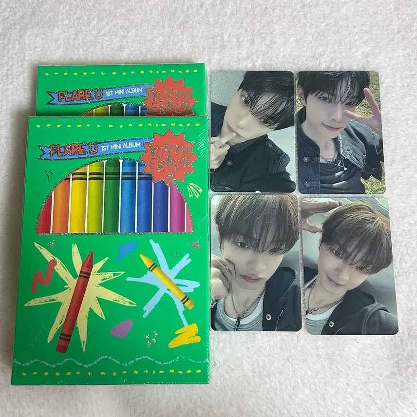 [BUNJANG] Flareu Choi Ripwoo Kang Woojin POB Photocard Bundle Set / 플레어유 flareu 최립우 강우진 미공포 포카
