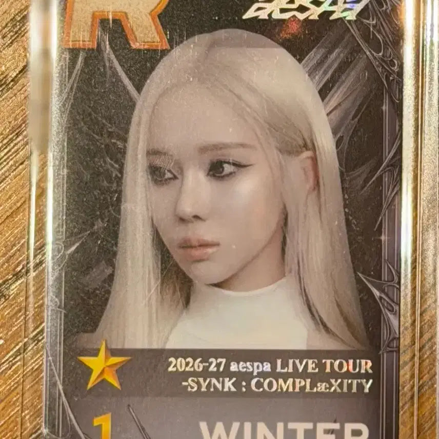 [BUNJANG] Aespa Winter SYNK : COMPLaeXITY Concert Photocard / 에스파 윈터 2026-27 에스파 콘서트 -SYNK : COMPLaeXITY 슈스엠 구매인증포카 양도