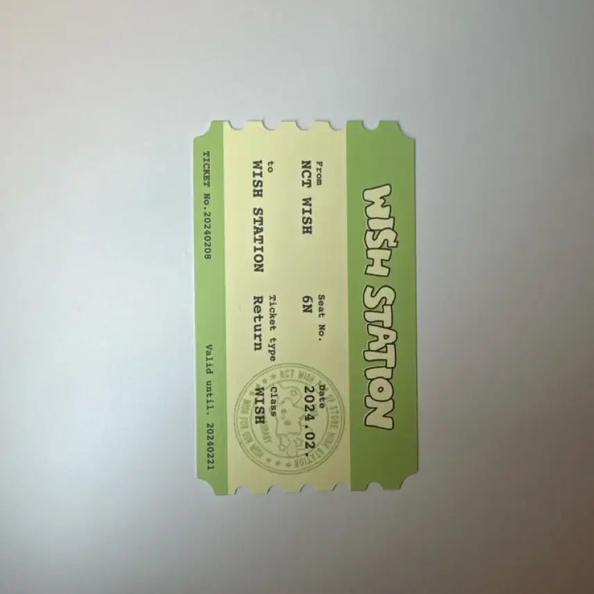 [BUNJANG] NCT WISH Debut Pop-up Wish Station Ticket / 엔시티 위시 데뷔 팝업 위시 스테이션 티켓 양도