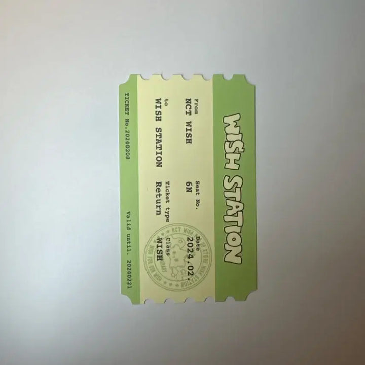 [BUNJANG] NCT WISH Debut Pop-up Wish Station Ticket / 엔시티 위시 데뷔 팝업 위시 스테이션 티켓 양도