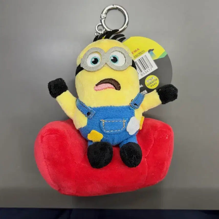 [BUNJANG] Minions Lotte Cinema Movie Theater Doll Keychain Henry / 미니언즈 롯데시네마 굿즈 영화관 인형 키링 헨리