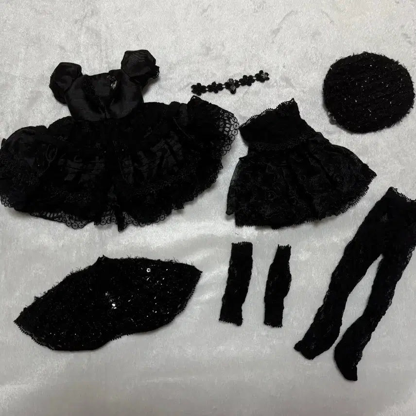 [BUNJANG] Dolmoa USD Cordelia Dress Set (Black) / 구체관절인형 usd 돌모아 드레스세트