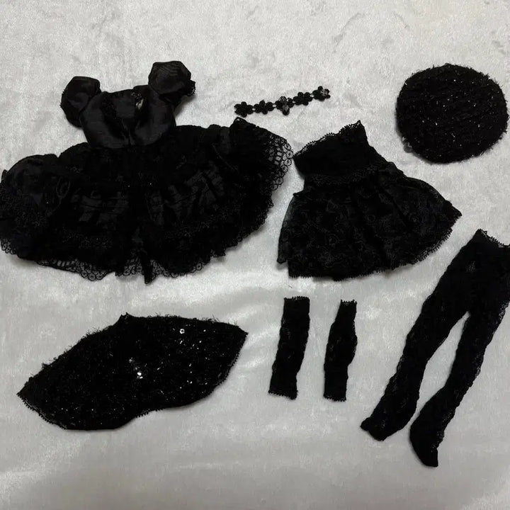 [BUNJANG] Dolmoa USD Cordelia Dress Set (Black) / 구체관절인형 usd 돌모아 드레스세트