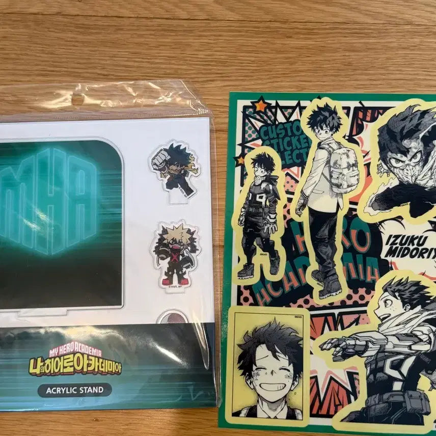 [BUNJANG] My Hero Academia Izuku Custom Sticker Acrylic / 나히아 히로아카 미도리야 커스텀 스티커 아크릴
