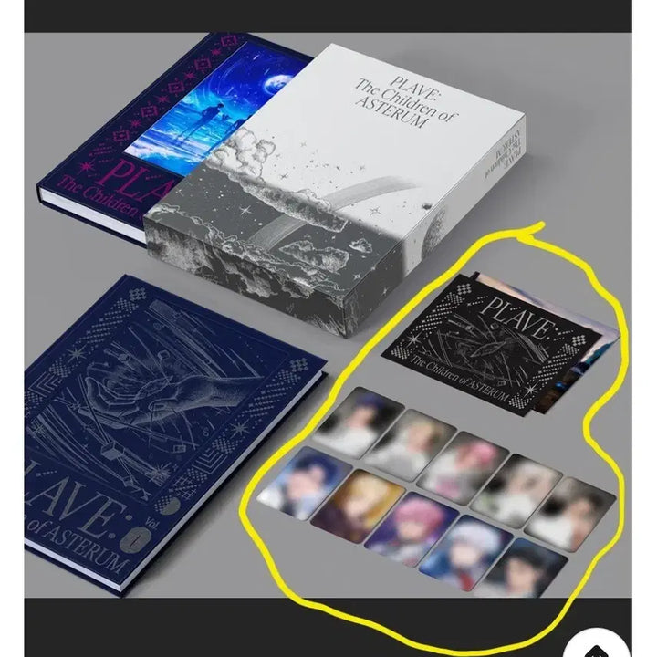 [BUNJANG] PLAVE Archive Book Photocard &amp; Postcard Set / 플레이브 PLAVE 아카이브북 포토카드 &amp; 엽서세트