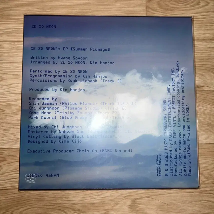 [BUNJANG] Sae Sunes 1st Album "Yumgeot" LP (Sealed) / [미개봉] 새소년 1집 여름깃 lp