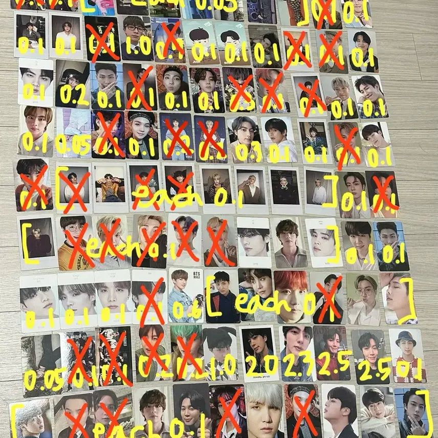[BUNJANG] BTS Photocard / 방탄소년단 포토카드 bts 포카 급처