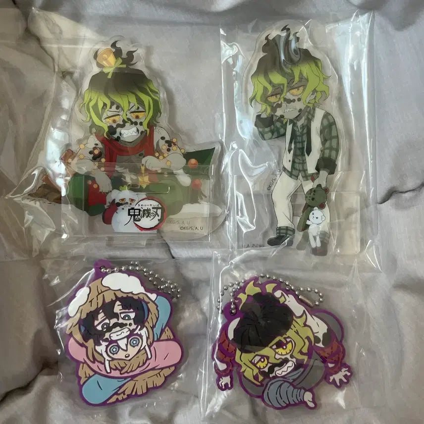 [BUNJANG] Demon Slayer Gyutaro Acrylic Stand &amp; Rubber Strap Set / 귀멸의 칼날 규타로 아크릴 스탠드 + 러버스트랩 판매