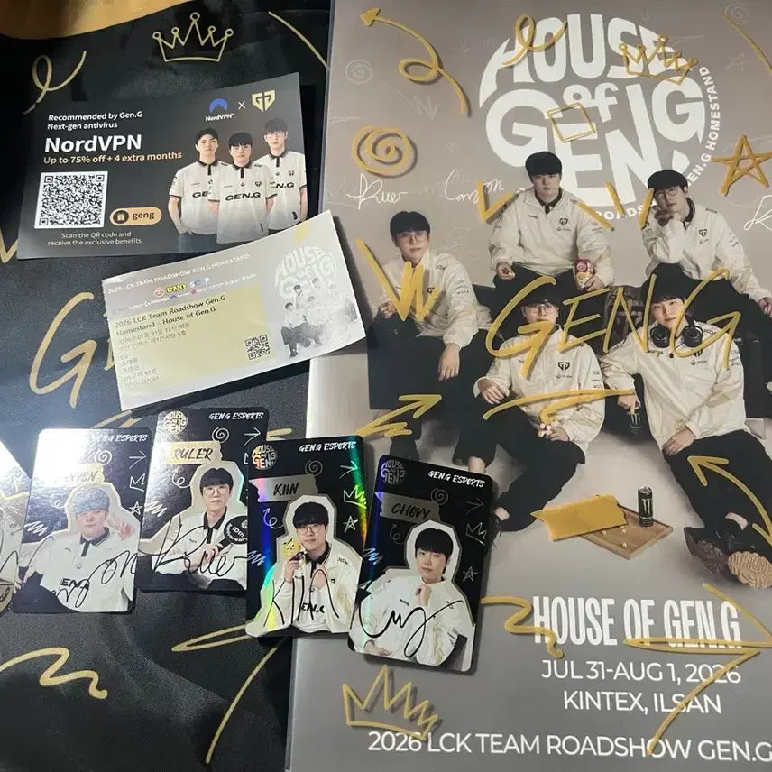 [BUNJANG] Gen.G Esports Photocard / 젠지 e스포츠 포토카드 굿즈