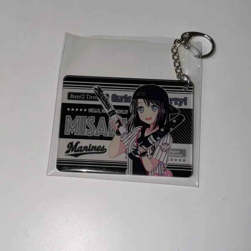 [BUNJANG] Bang Dream Misaki Baseball Collaboration Acrylic Keyholder Pacific League / 뱅드림 미사키 야구 콜라보 아크릴 키홀더 6구단 퍼시픽리그 키링 반도리