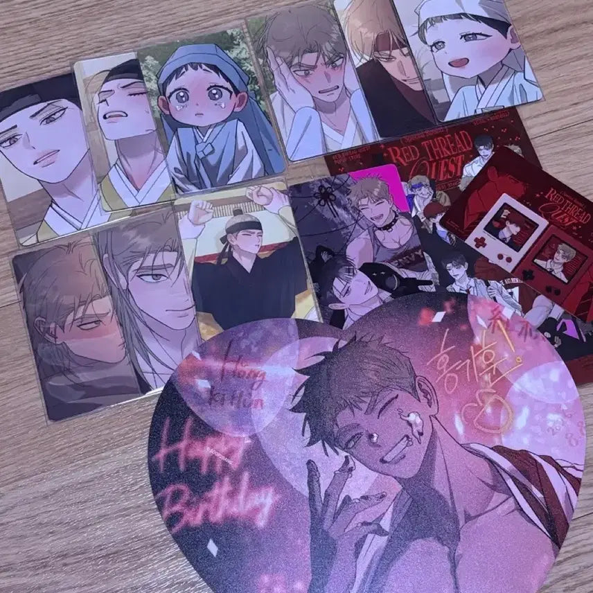[BUNJANG] Hongsilquest Hongkwi Pop-up Jeonseang Photocard + Hong Kihoon Birthday Fan Special POB / 홍실퀘스트 홍퀘 팝업 전생 포토카드 포카 + 입장 특전 홍기훈 생일 부채 1만원 특전 포카