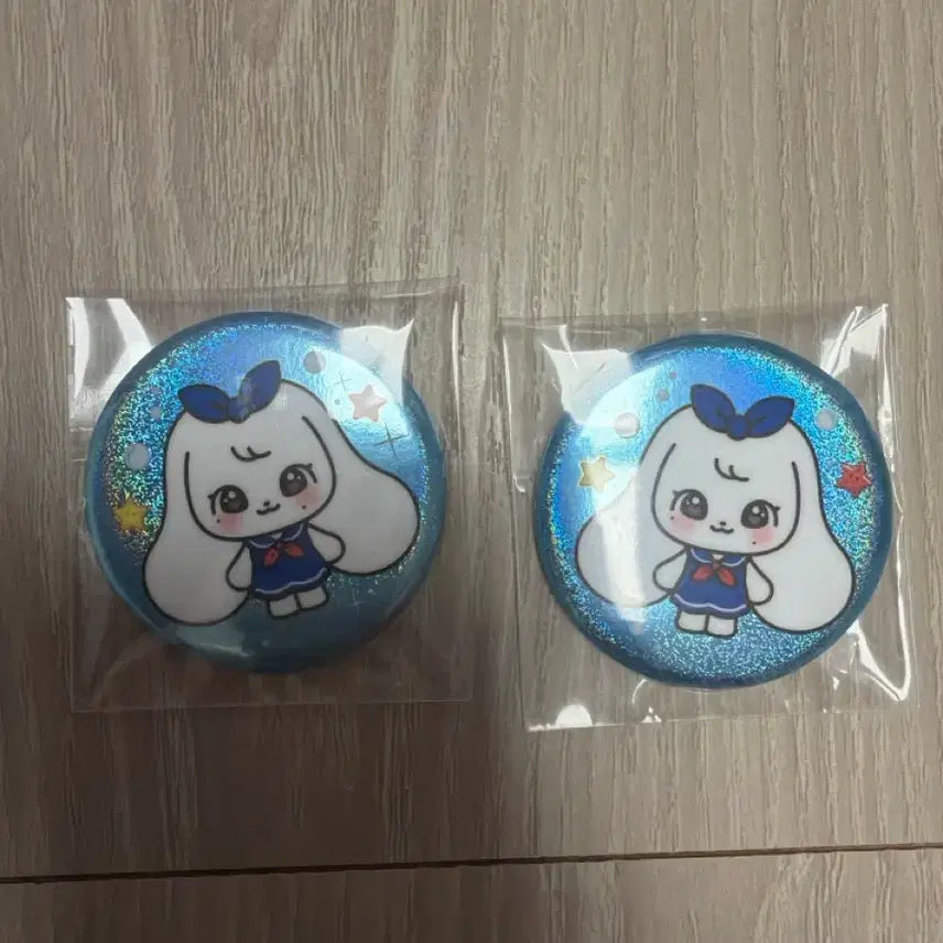 [BUNJANG] IVE Mini B Cherry Cheese Pin Button / 아이브 미니브 체리 치즈 핀버튼(개당)