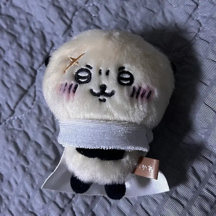 [BUNJANG] Cheekawaii Racco Basic Mascot Plush / 먼작귀 치이카와 랏코 기본 마스코트 인형 누이 개봉 양도