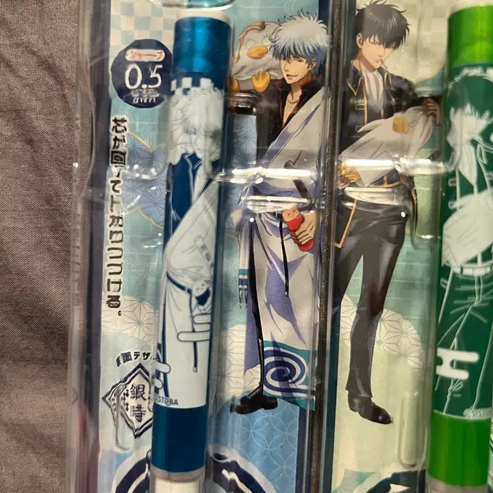 [BUNJANG] Gintama Gintoki Hijikata Kurutoga Mechanical Pencil Set - Ultra Rare Figure Doll / 세트) 은혼 긴토키 히지카타 샤프 쿠루토가 극레어 피규어 인형