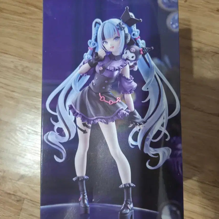 [BUNJANG] Sealed Kuromi Miku Figure / 미개봉 후류 쿠로미 미쿠 피규어