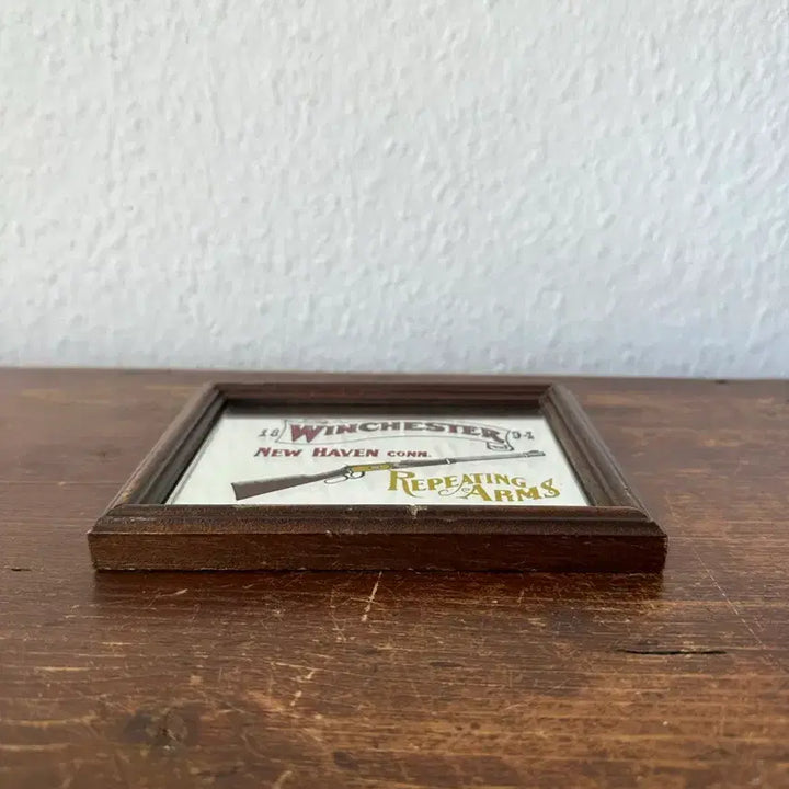 [BUNJANG] Vintage Winchester 1894 Rifle Advertising Mirror Frame / 미국)빈티지 Winchester 거울액자