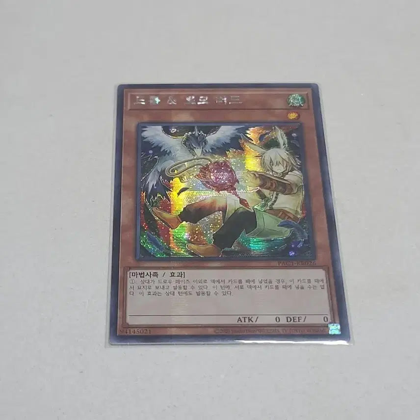 [BUNJANG] Yu-Gi-Oh! Deck Building Cards: Droll &amp; Lock Bird (New Illustration) Secret Rare / 유희왕 드롤 로크 버드 신일러 시크