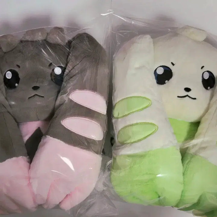 [BUNJANG] Digimon Lopmon Terriermon Medium Plush 25cm Bundle Set / [새상품일괄]디지몬 테리어몬 로프몬 중형 인형 25cm