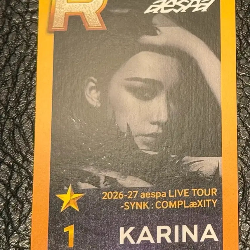[BUNJANG] Superstar SMTOWN aespa Karina Mission Photocard / 슈스엠 에스파 콘서트 카리나 미션 포카 포토카드 superstar smtown ssm
