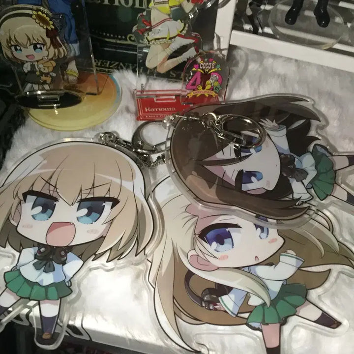 [BUNJANG] Girls und Panzer Katyusha Nona Klauda Frauda Acrylic Keyring / 걸즈앤판처 걸판 카츄샤 논나 클라라 프라우다 아크릴 키링