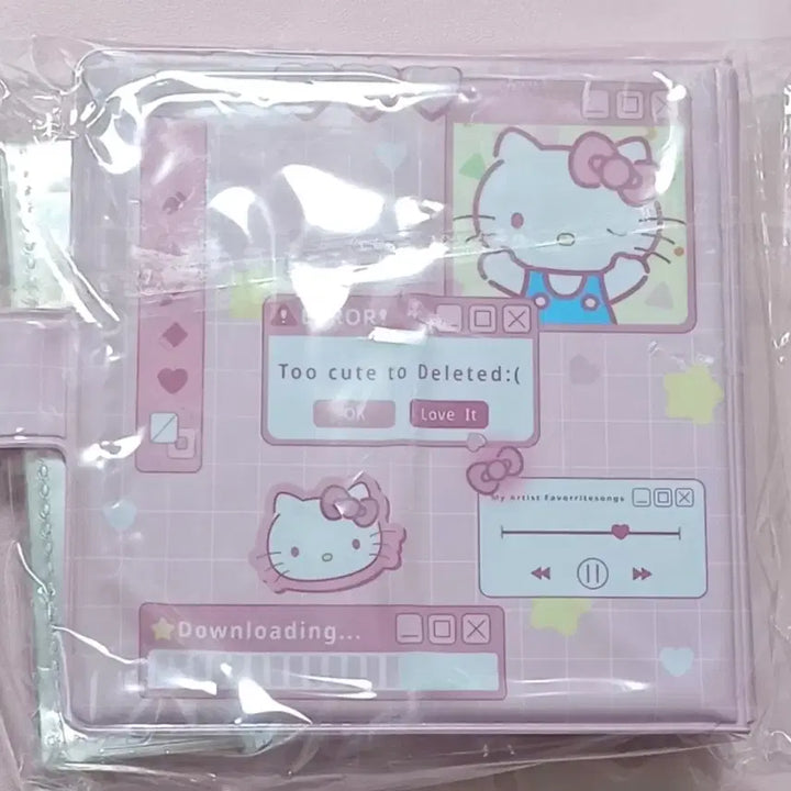 [BUNJANG] Hello Kitty Collect Book Inner Sleeves &amp; Keychain Set / 헬로키티 콜렉트북 속지 키링