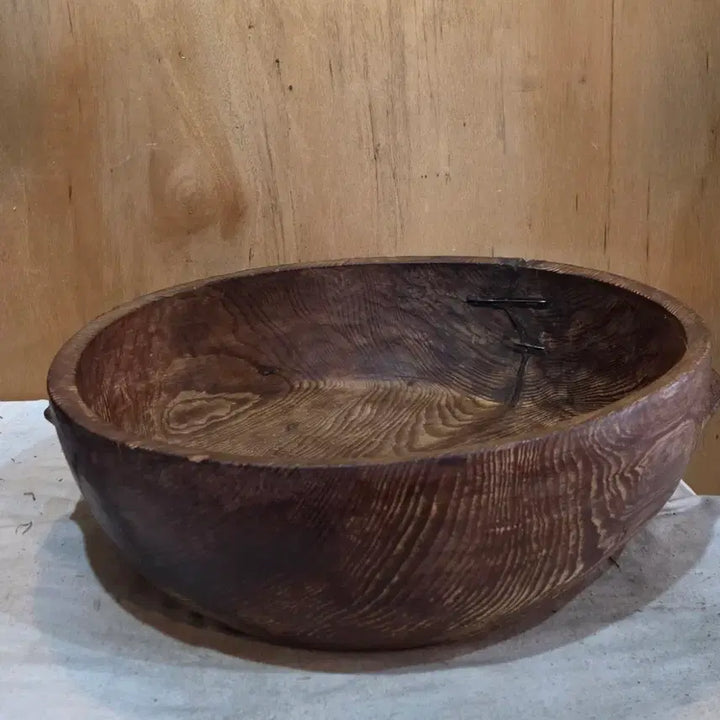 [BUNJANG] Traditional Korean Wooden Tray / 민속품/ 세월의 상처가 정겨운 함지