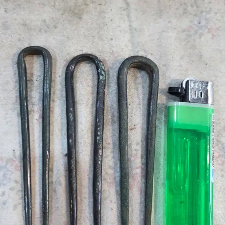 [BUNJANG] 3 Goryeo Dynasty Bronze Hairpins / 청동기 / 800년 고려시대 동곳 3점