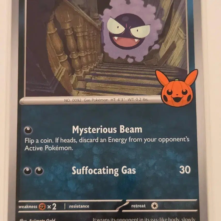 [BUNJANG] Pokemon Gengar Trick or Trade Halloween Promo Card 102/162 / [영문/북미] 포켓몬 카드 고오스 Trick or Trade 할로윈 프로모 102/162