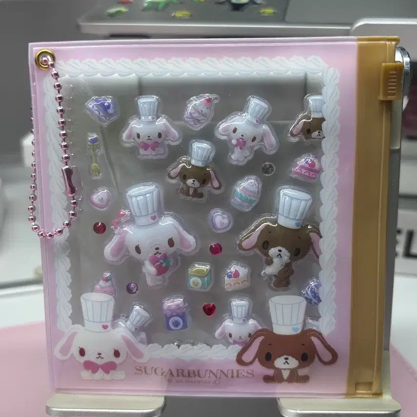 [BUNJANG] Sugar Bunnies Pouch Bongbong Sticker Set / (새상품/일본정품) 슈가바니즈 파우치 봉봉 스티커