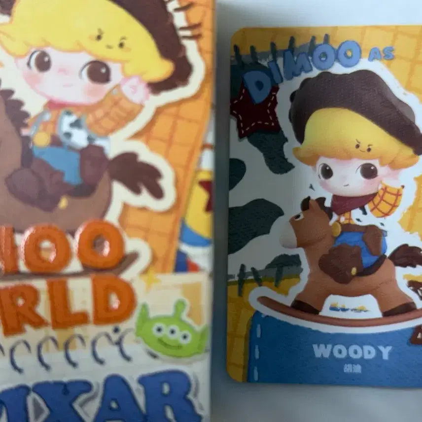 [BUNJANG] Pop Mart Dimoo World x Pixar Series Woody Toy Story Figure / 팝마트 디무 월드 x 픽사 시리즈 우디 토이스토리 피규어