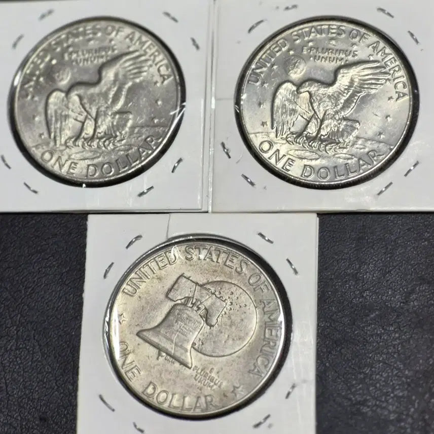 [BUNJANG] Eisenhower Dollar Coin Bundle Set (1976, 1978) / 아이젠하워 달러 주화 1976, 1978년. 3점 일괄 판매
