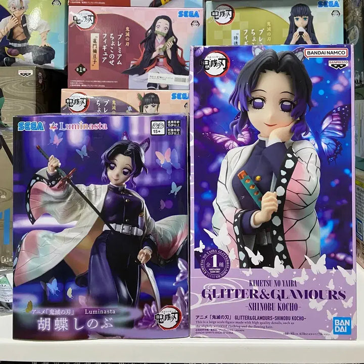[BUNJANG] Demon Slayer Shinobu Kocho Figure Set (Luminasta &amp; Glitter&amp;Glamours) / 귀멸의 칼날 코쵸우 시노부 피규어 2종 중고 반프레스토, 세가