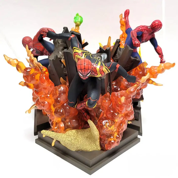 [BUNJANG] Happy Kuji Spider-Man: No Way Home "Triple Spider" Figure Set (Sealed Bundle Set, Includes Last Prize) / [미개봉/일괄] 해피쿠지 스파이더맨 노웨이홈 삼스파 피규어 3종 (라스트상 포함)