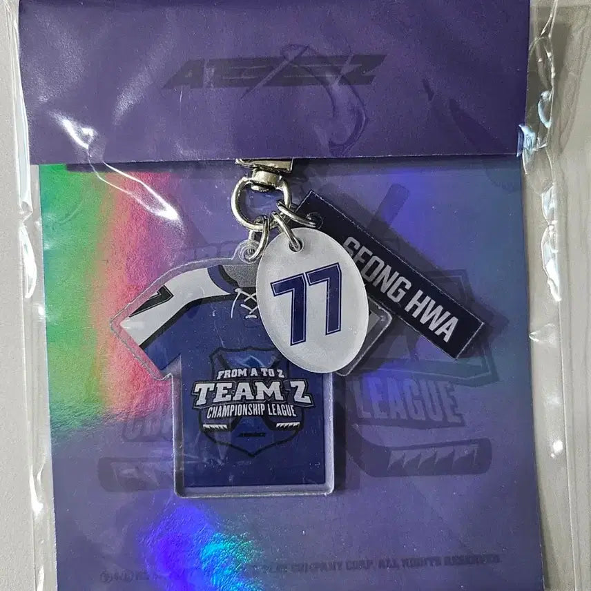 [BUNJANG] ATEEZ Seonghwa "FROM A TO Z" Fan Meeting Acrylic Keyring (Sealed) / 에이티즈 성화 팬미팅 아크릴 키링 FROM A TO Z 팀(미개봉)(새상품)