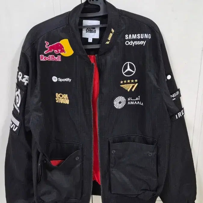 [BUNJANG] T1 2024 Membership GOS Studio Windbreaker Jacket (Black/M) / 미착용 새상품] 2024 T1 멤버십 윈드브레이커 바람막이 자켓 (블랙/M)